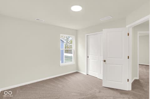 Bedroom at 3746 Thomas Jefferson Court, Westfield, IN — Bright bedroom with modern finishes and ample closet space.