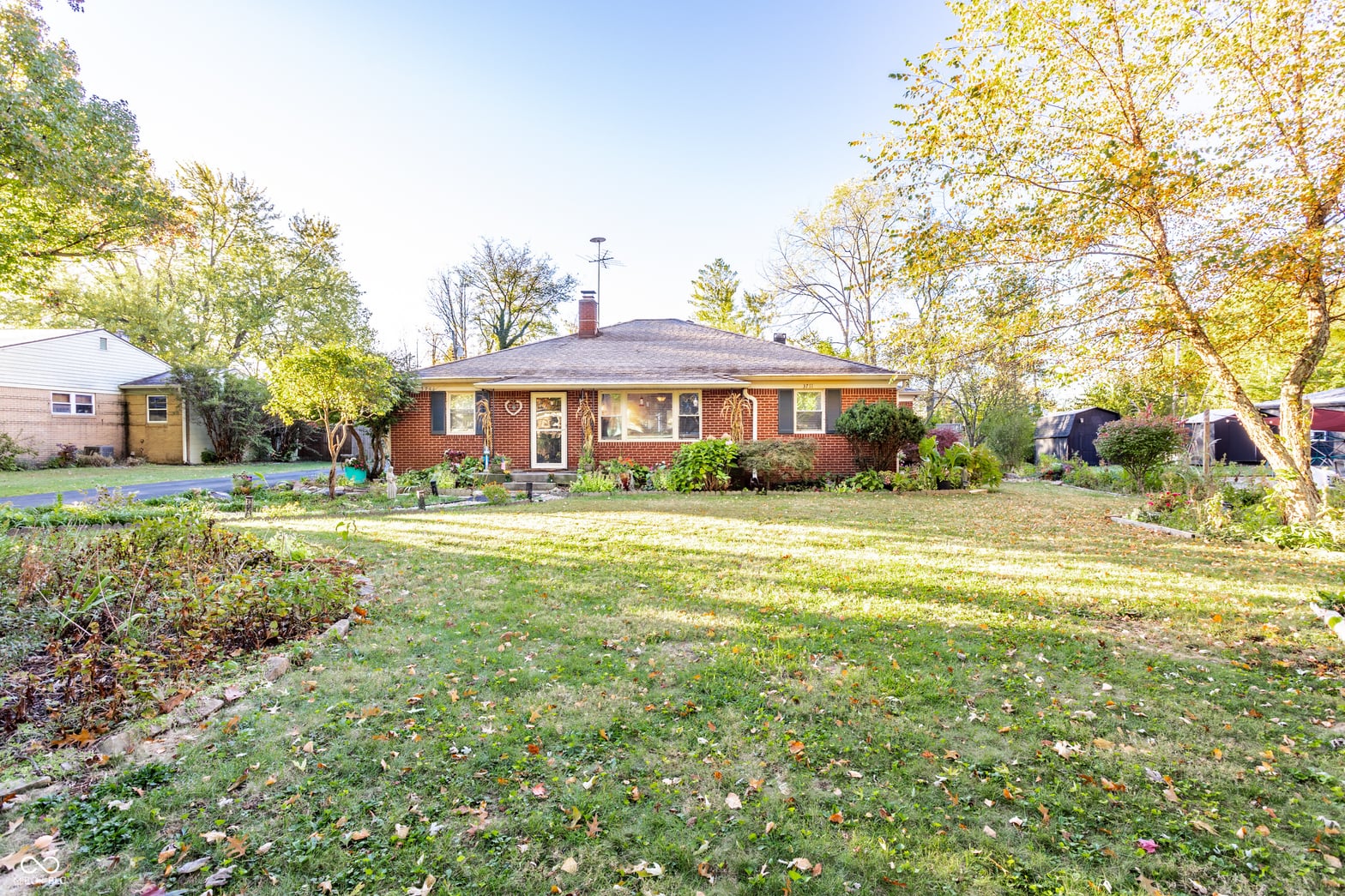 Front exterior at 3711 E 57th Street, Indianapolis, IN