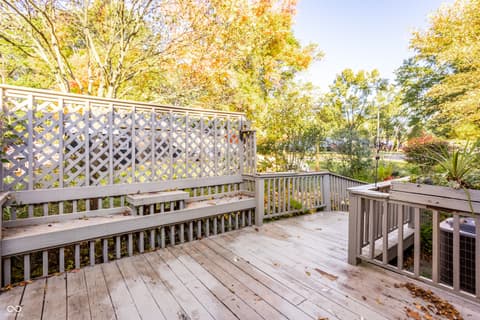 Outdoor living area at 3711 E 57th Street, Indianapolis, IN