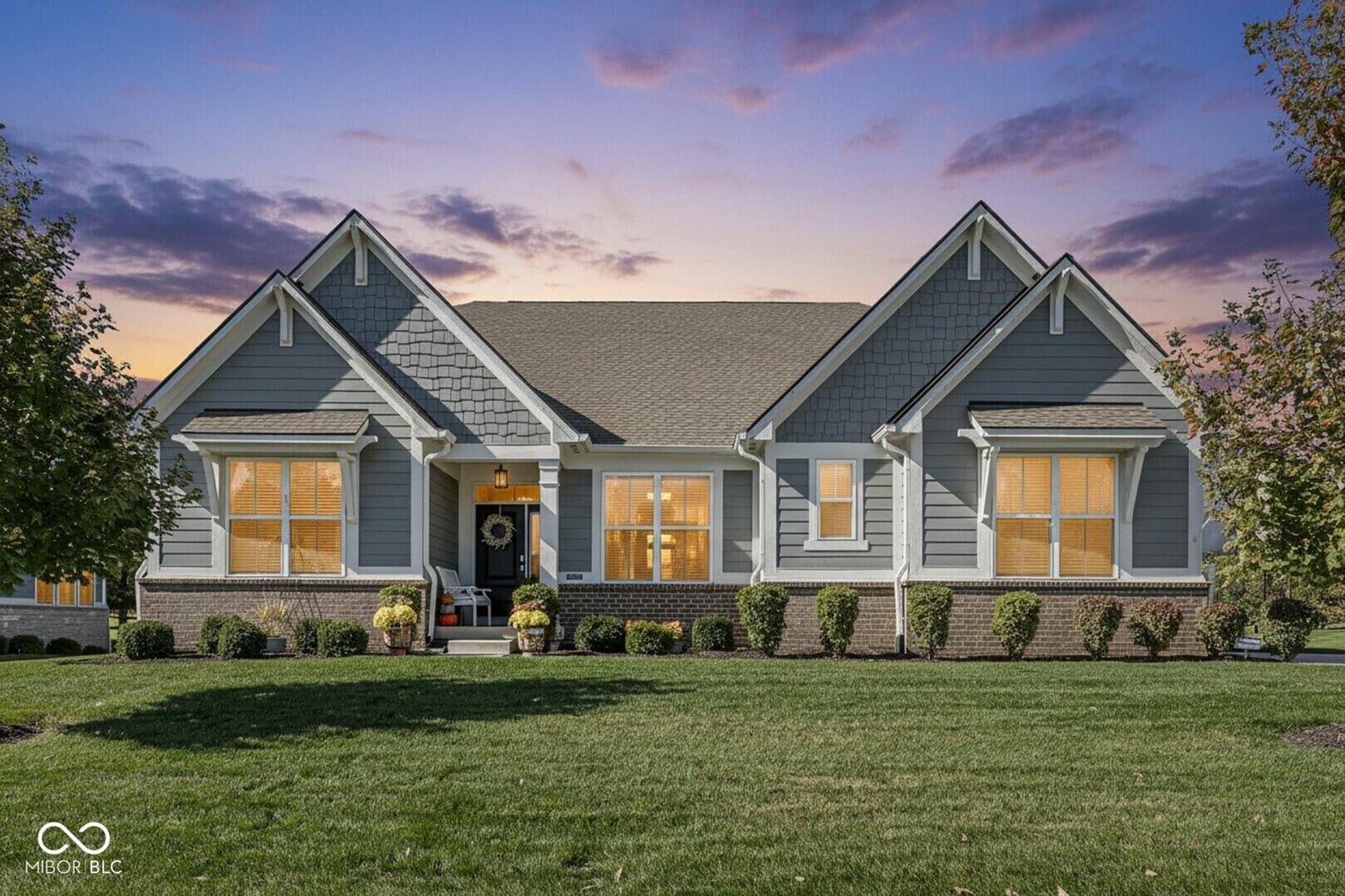 Front exterior at 18903 Stonebluff Lane, Noblesville, IN
