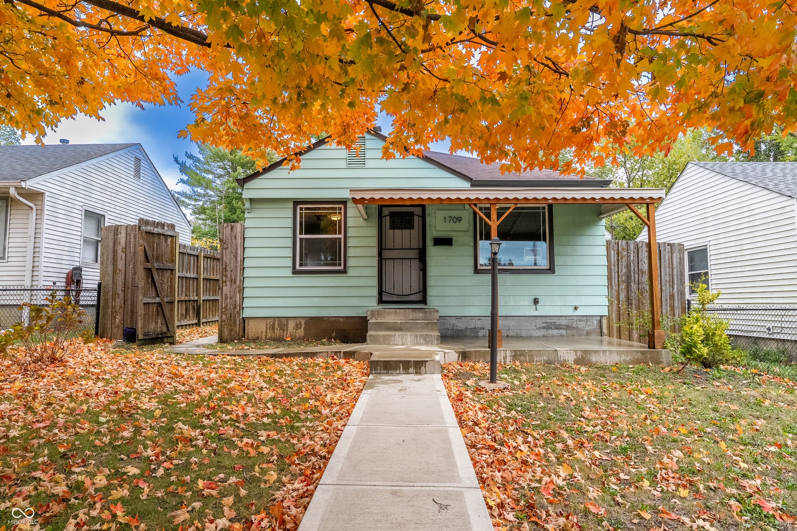 Front exterior at 1709 N Euclid Avenue, Indianapolis, IN