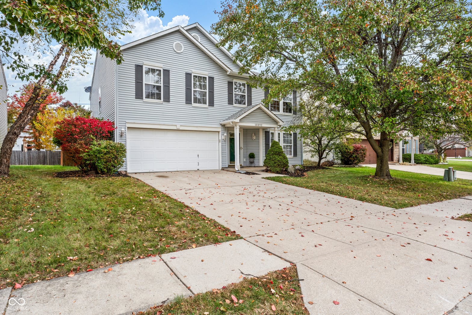 Front exterior at 10392 Cotton Blossom Drive, Fishers, IN