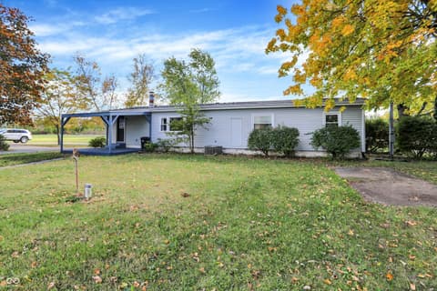 Backyard at 3820 W Us Highway 40, Greenfield, IN