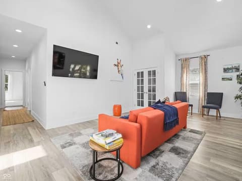 Living room at 2050 N Dearborn Street, Indianapolis, IN
