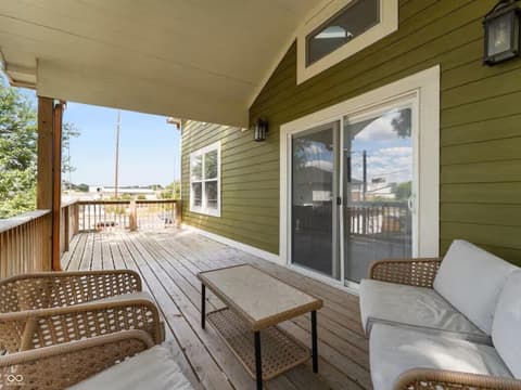 Outdoor living area at 2050 N Dearborn Street, Indianapolis, IN