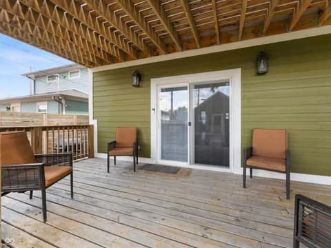 Outdoor living area at 2050 N Dearborn Street, Indianapolis, IN