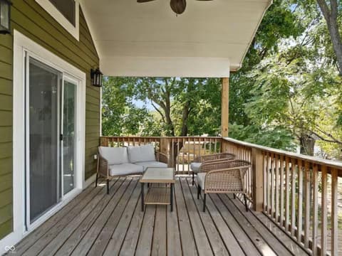 Outdoor living area at 2050 N Dearborn Street, Indianapolis, IN
