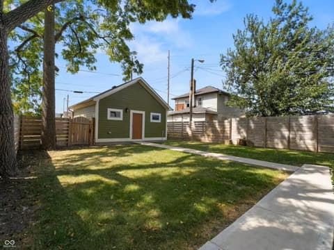 Yard at 2050 N Dearborn Street, Indianapolis, IN