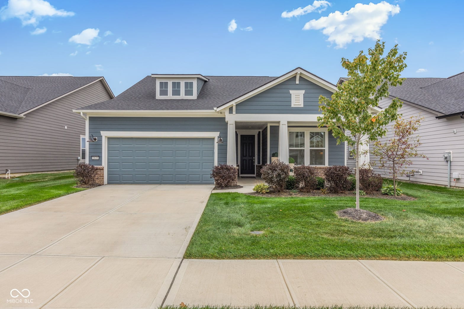 Front exterior at 2635 Ruffian Drive, Westfield, IN