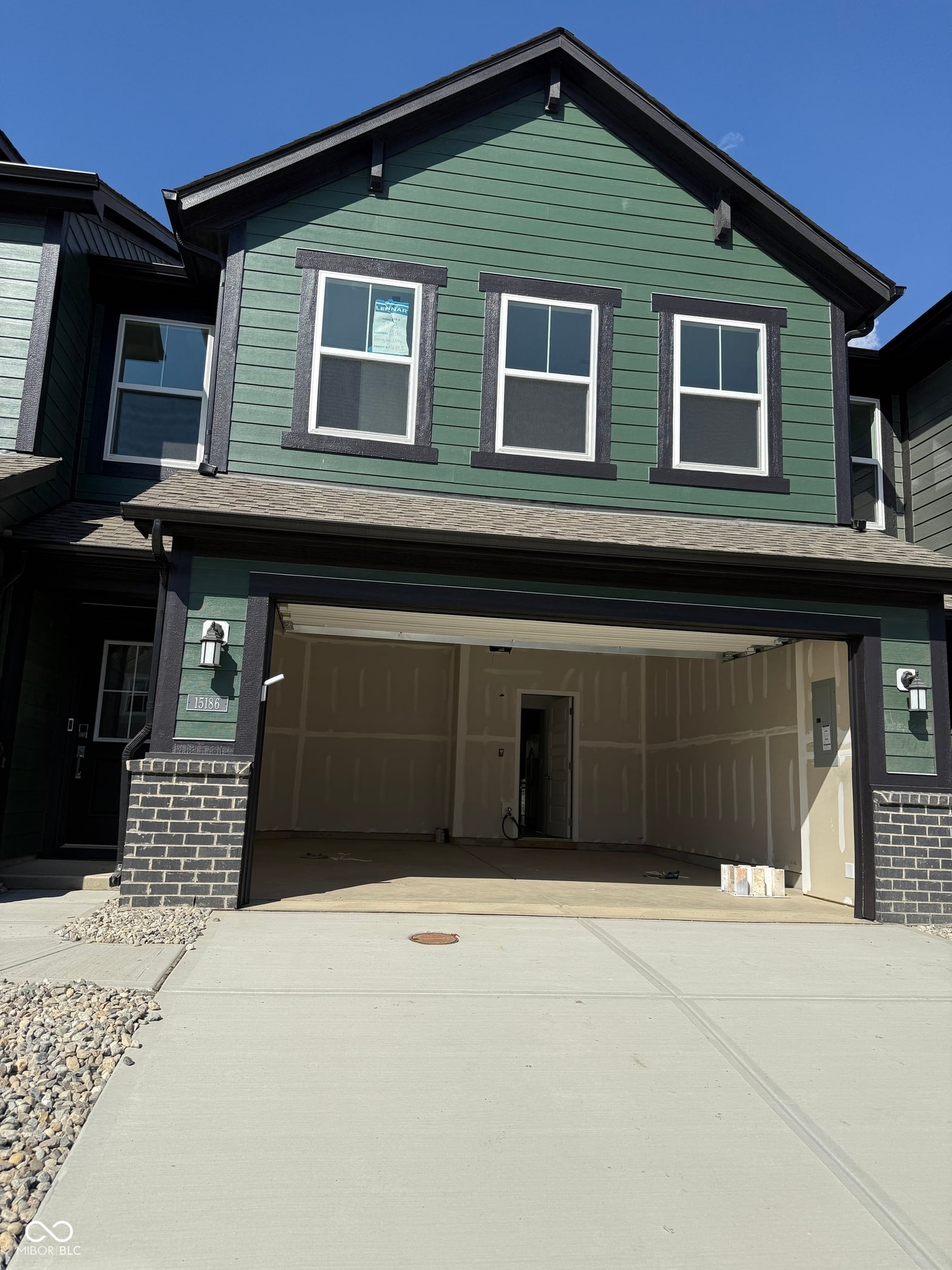 Front exterior at 15186 Farrington Way, Fishers, IN