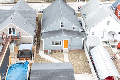 Aerial view at 712 Terrace Avenue, Indianapolis, IN