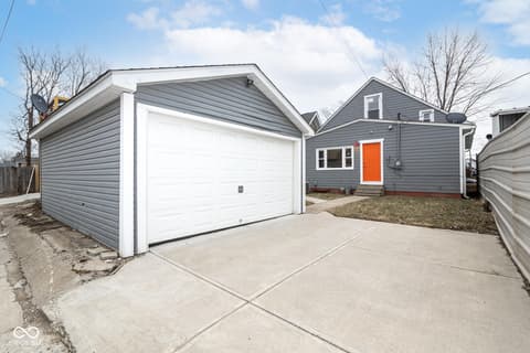 Garage at 712 Terrace Avenue, Indianapolis, IN