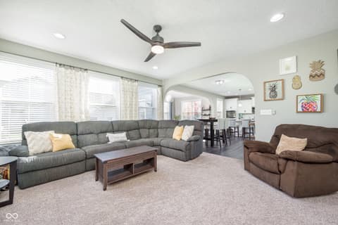 Living room at 16713 Aerion Court, Westfield, IN