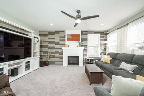 Living room at 16713 Aerion Court, Westfield, IN