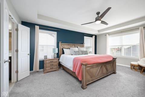 Primary bedroom at 16713 Aerion Court, Westfield, IN