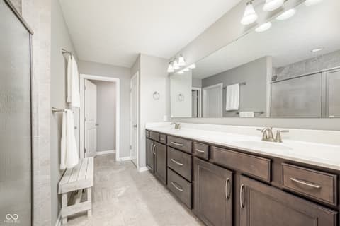 Primary bathroom at 16713 Aerion Court, Westfield, IN