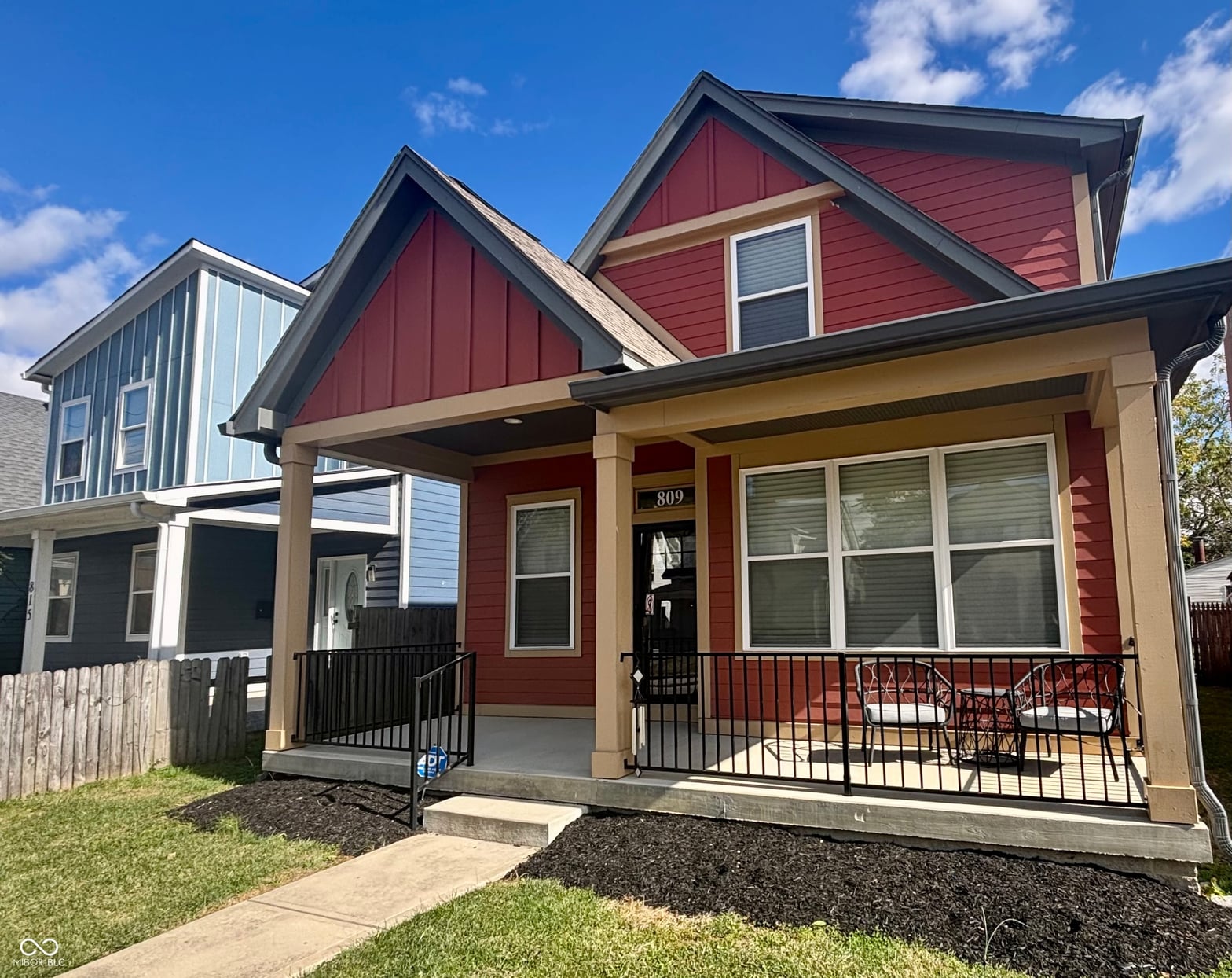 Front exterior at 809 N Rural Street, Indianapolis, IN