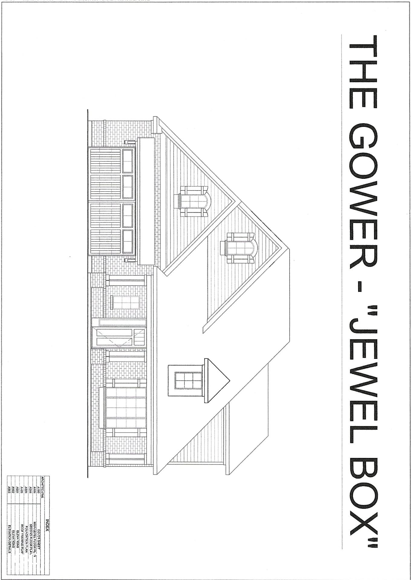 Charming farmhouse jewel box with classic gable design.