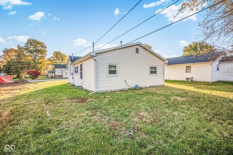 Backyard at 834 Maple Street, Tipton, IN