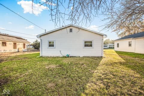 Backyard at 834 Maple Street, Tipton, IN