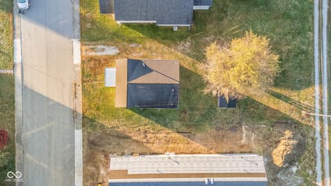 Aerial view at 834 Maple Street, Tipton, IN