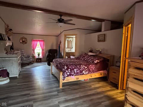 Bedroom at 7710 E 720 S, Carbon, IN