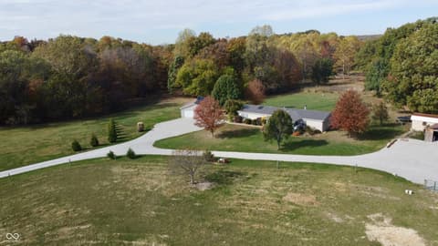 Aerial view at 7710 E 720 S, Carbon, IN