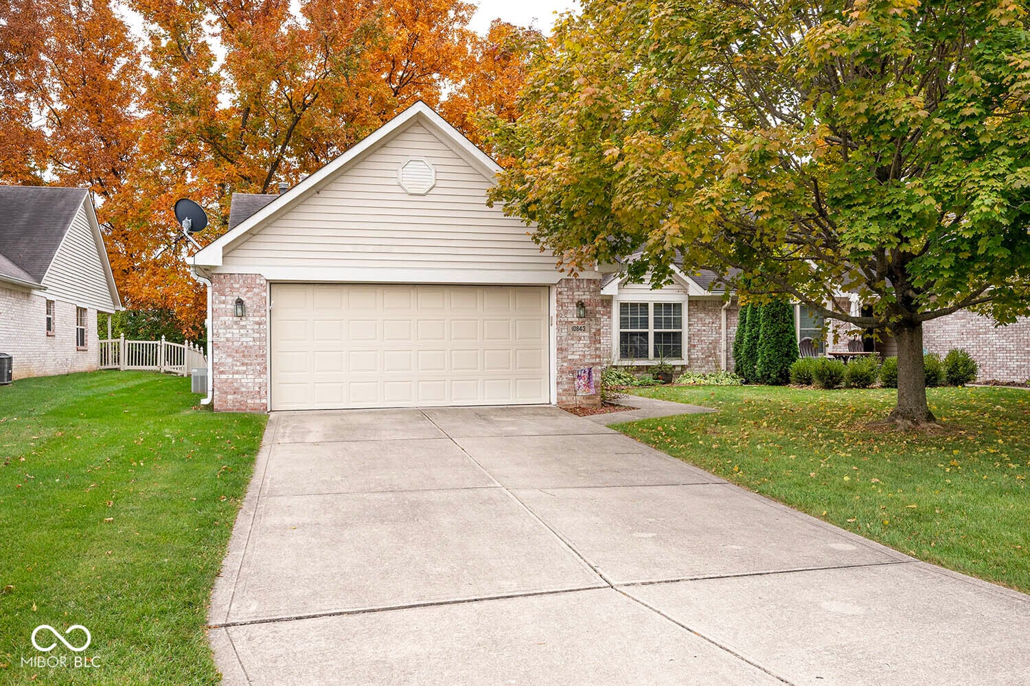 Front exterior at 10843 Stable Drive, Indianapolis, IN