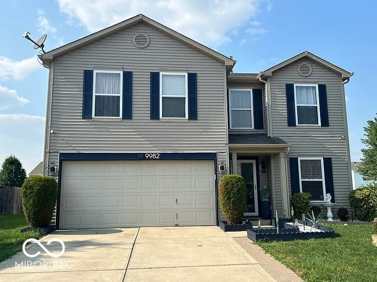 Front exterior at 9982 Big Bend Drive, Indianapolis, IN