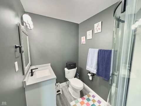 Bathroom at 8222 Patton Drive, Indianapolis, IN
