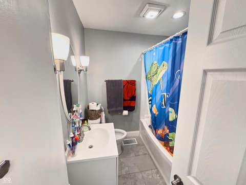 Bathroom at 8222 Patton Drive, Indianapolis, IN