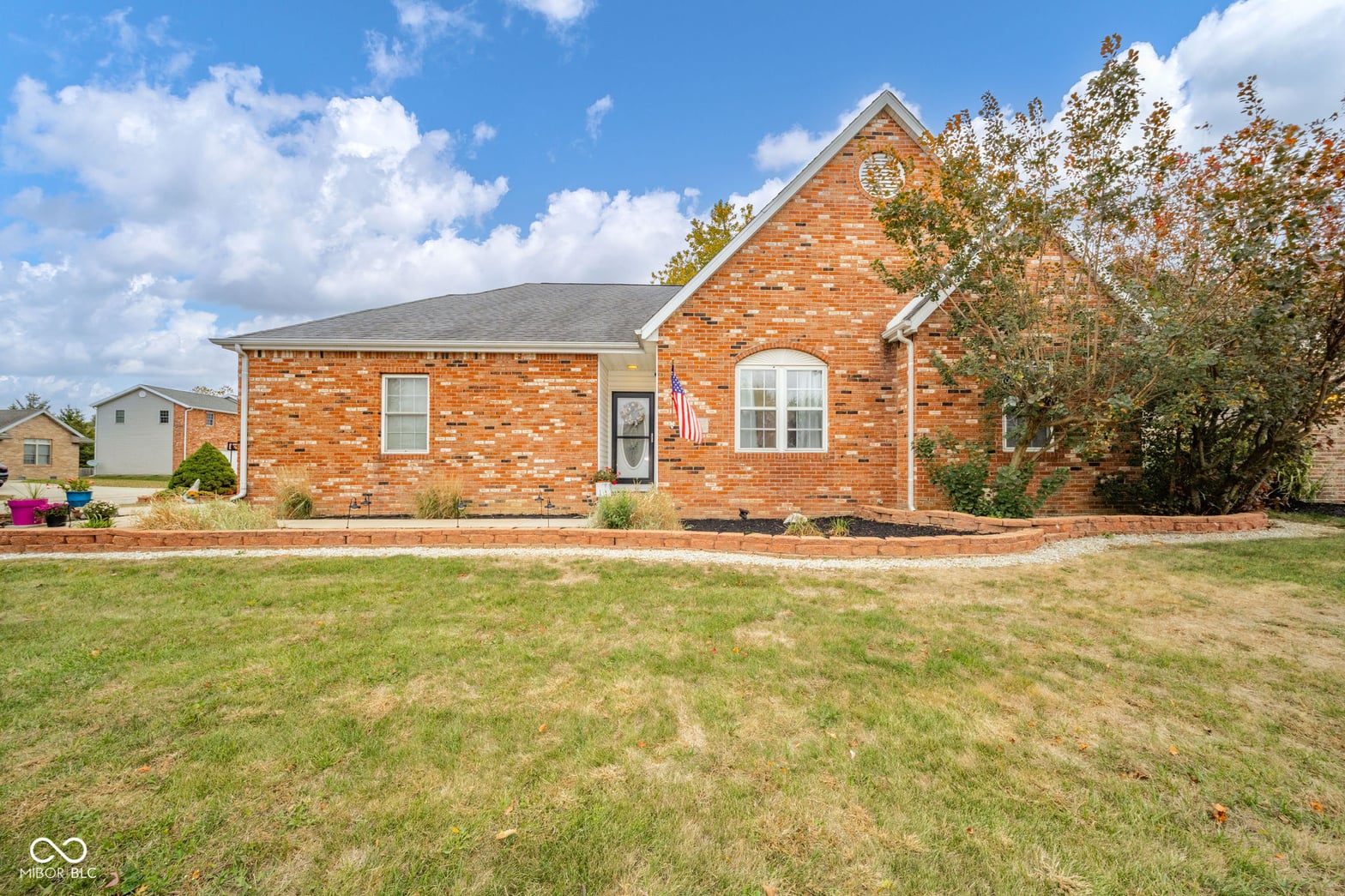 Front exterior at 1600 S Midway Drive, Yorktown, IN