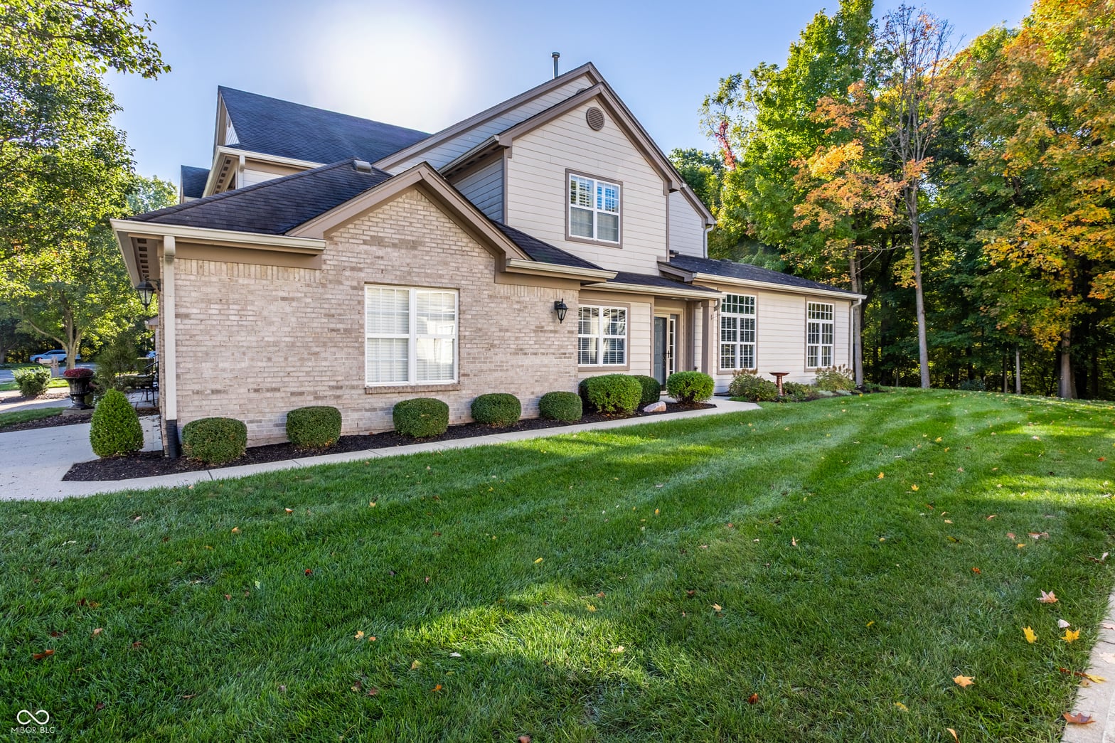 Front exterior at 9275 Muir Lane, Fishers, IN