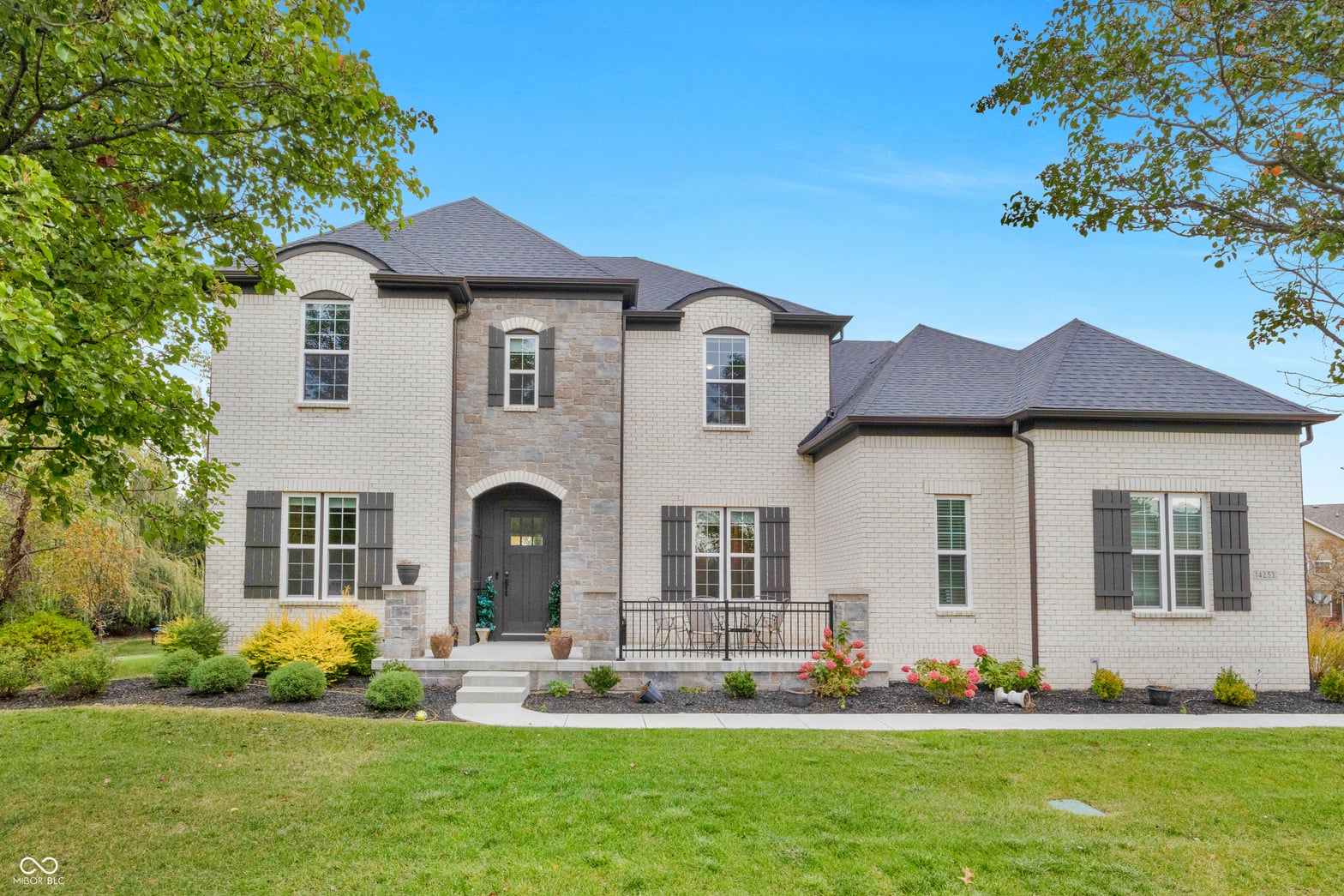 Front exterior at 14253 Trailwind Court, Carmel, IN