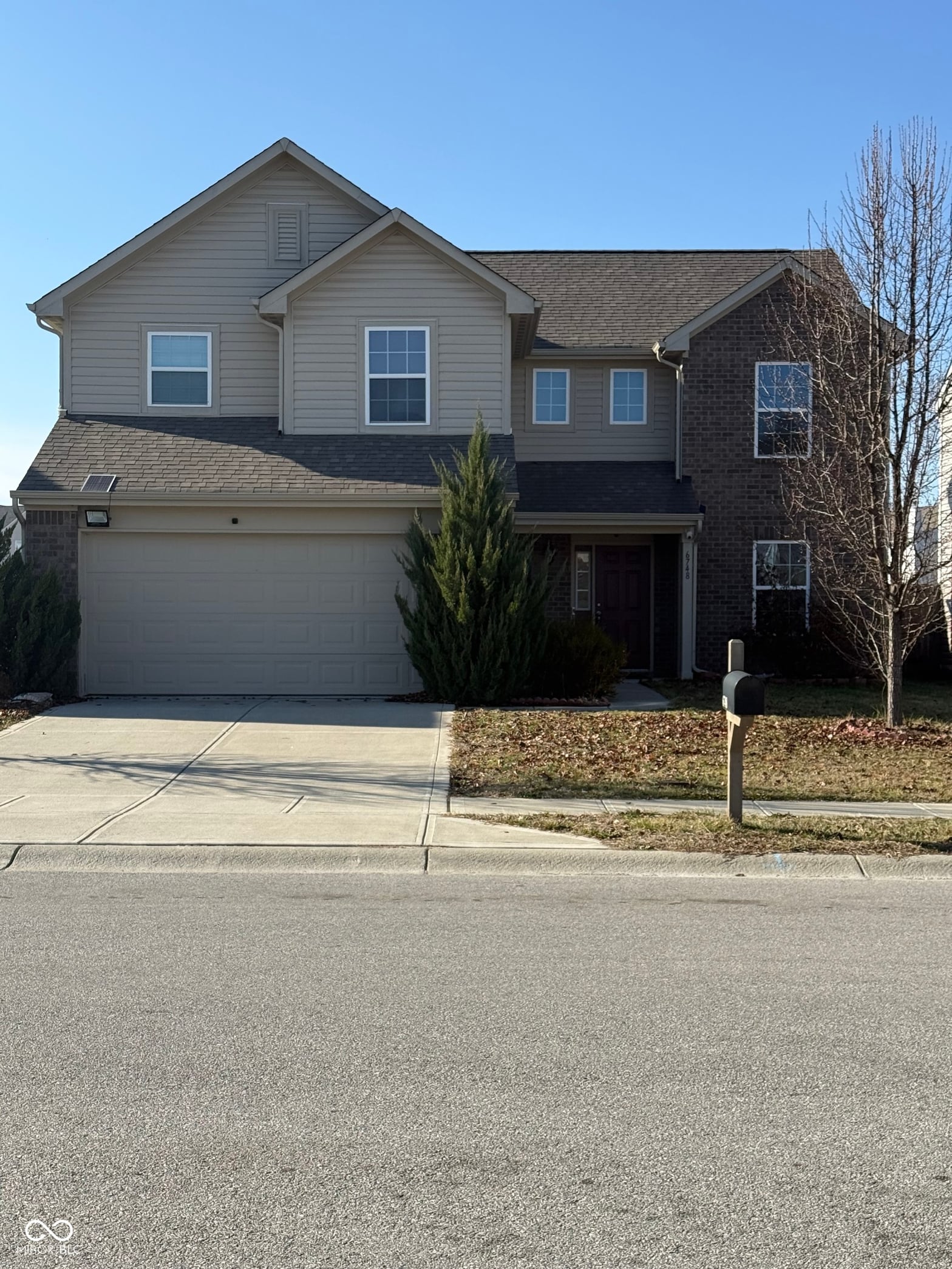 Front exterior at 6748 Trey Drive, Camby, IN