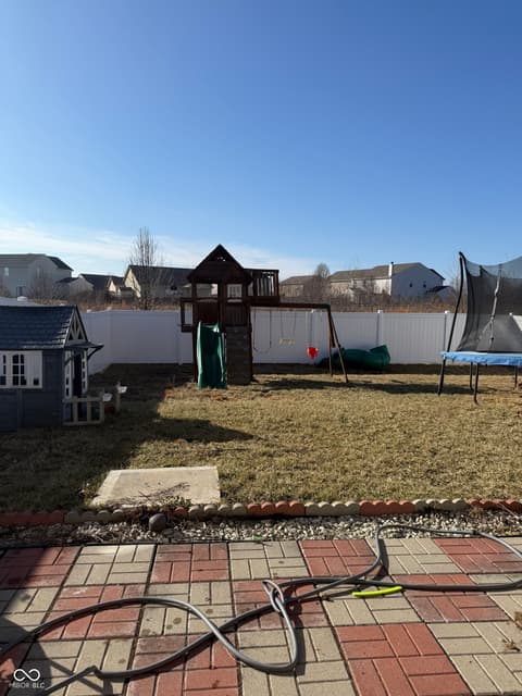 Outdoor living area at 6748 Trey Drive, Camby, IN