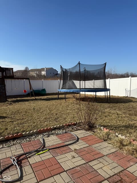 Outdoor living area at 6748 Trey Drive, Camby, IN