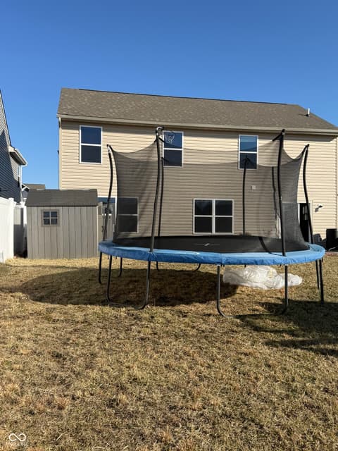 Backyard at 6748 Trey Drive, Camby, IN