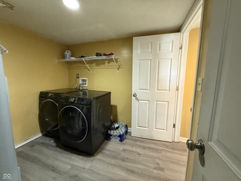 Laundry room at 6748 Trey Drive, Camby, IN