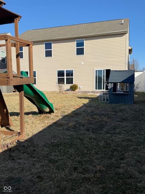 Backyard at 6748 Trey Drive, Camby, IN