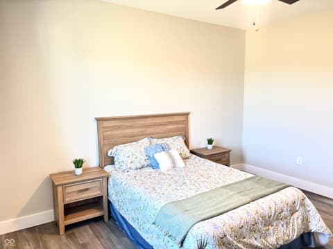Primary bedroom at 710 White Oak Road, Spencer, IN