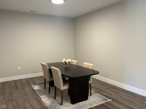 Dining room at 710 White Oak Road, Spencer, IN