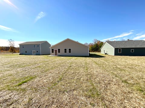 Backyard at 712 White Oak Road, Spencer, IN