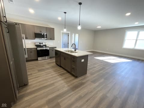 Kitchen at 712 White Oak Road, Spencer, IN