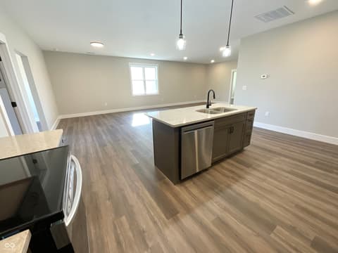 Kitchen at 712 White Oak Road, Spencer, IN
