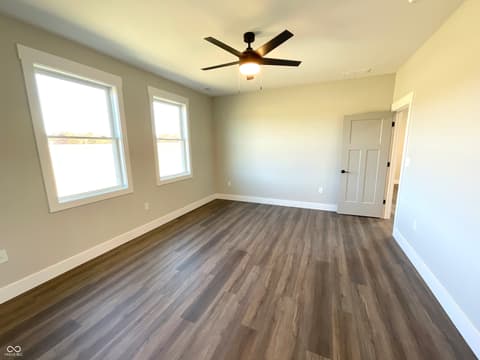 Primary bedroom at 712 White Oak Road, Spencer, IN