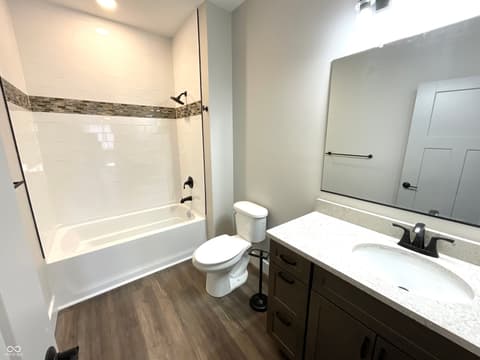 Bathroom at 712 White Oak Road, Spencer, IN