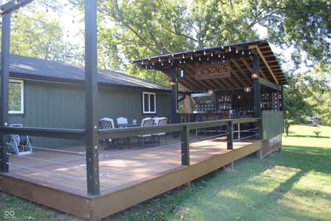 Outdoor living area at 7320 W 1150 S, Waveland, IN