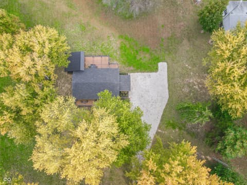Aerial view at 7320 W 1150 S, Waveland, IN