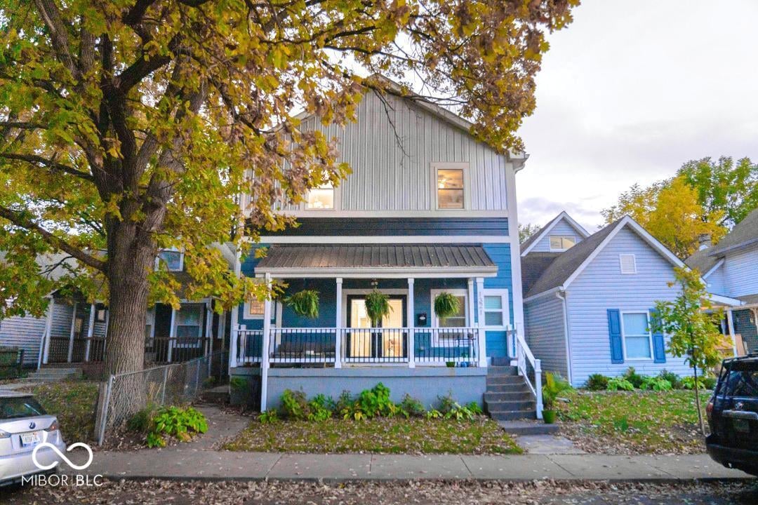 Front exterior at 1321 Hoyt Avenue, Indianapolis, IN